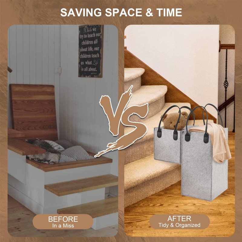 Giỏ Đựng Đồ Dùng Gắn Cầu Thang Tiện Dụng Cho Văn Phòng