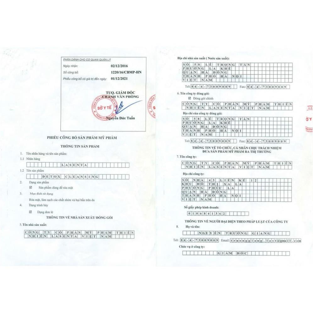 Sữa Rửa Mặt Ngăn Chặn Mụn, Kiềm Dầu, Thải Độc Lasenta Detox Cleansing - Dành Cho Mọi Loại Da | BigBuy360 - bigbuy360.vn