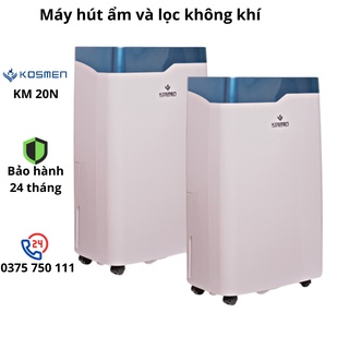 Máy hút ẩm kèm lọc không khí Kosmen KM20N phù hợp với phòng 40 tới 80m2 hút ẩm cực nhanh bảo hành 24 tháng