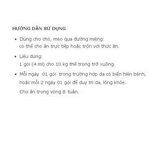 [CHÍNH HÃNG] GEL DƯỠNG LÔNG MEGADERM CHO CHÓ MÈO