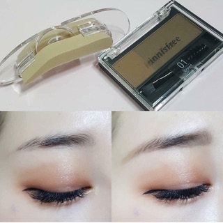 BỘT TÁN MÀY INNISFREE TWO TONE EYEBROW KIT