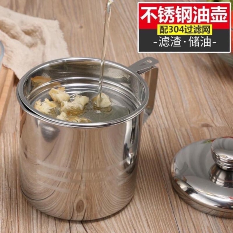 Ca lọc dầu inox 304, 1.2L
