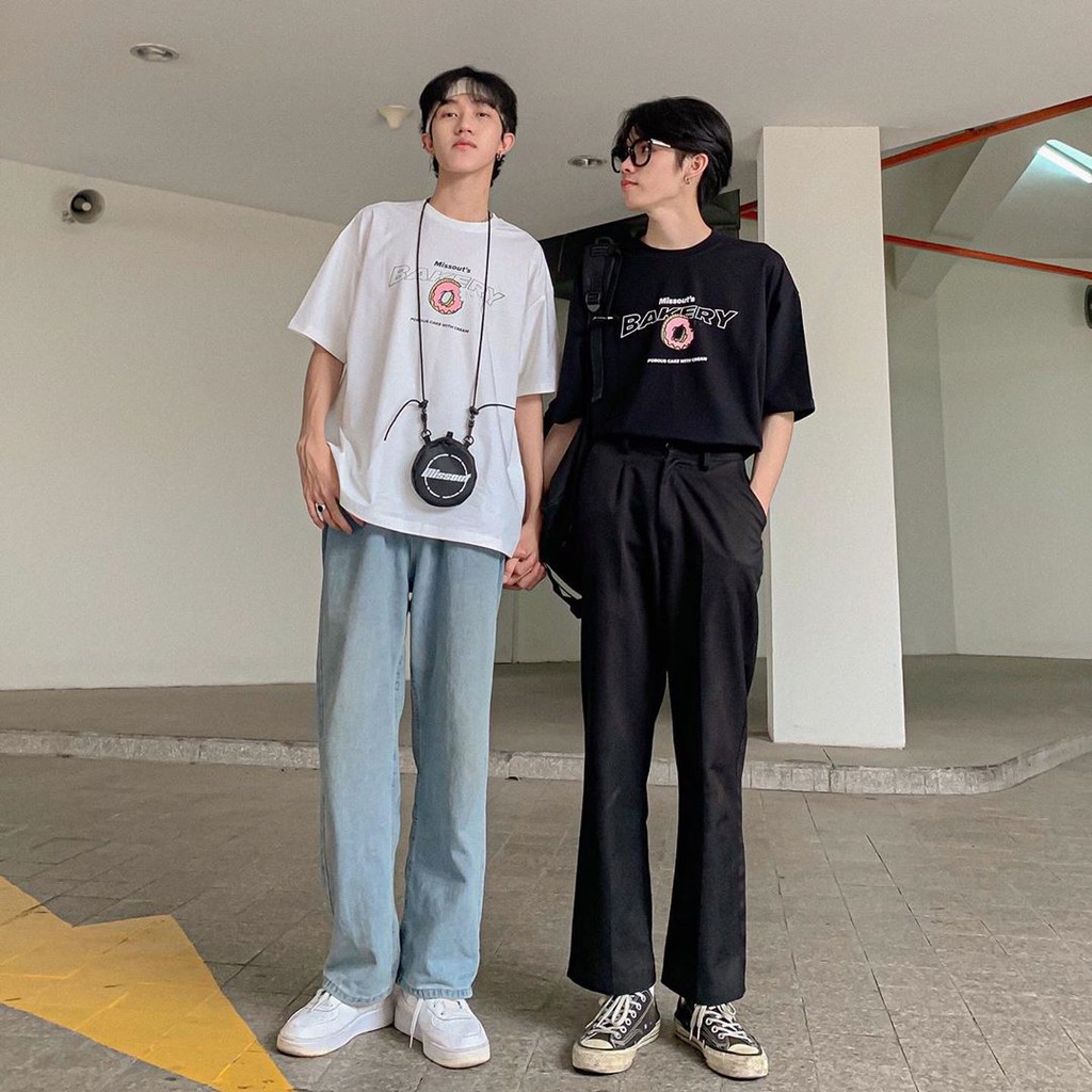 Áo thun tay lỡ Unisex oversize, áo phông nam nữ form rộng đẹp ulzzang MISSOUT KOMBOH A01