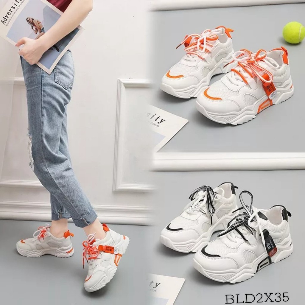 [Mã FAGREEN245 giảm 10% tối đa 30k đơn từ 99k] Giày Thể Thao Trắng UBL Đế Cao Phối Màu Đen Cam Vàng Cực Nổi Bật UBL | BigBuy360 - bigbuy360.vn