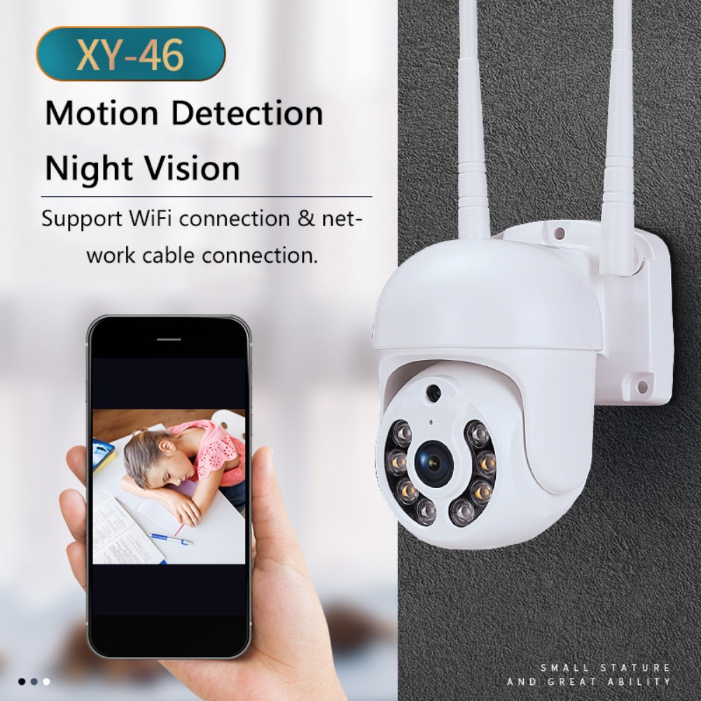 Camera giám sát XY46 2MP WIFI IP HD 1080P có chế độ nhìn đêm