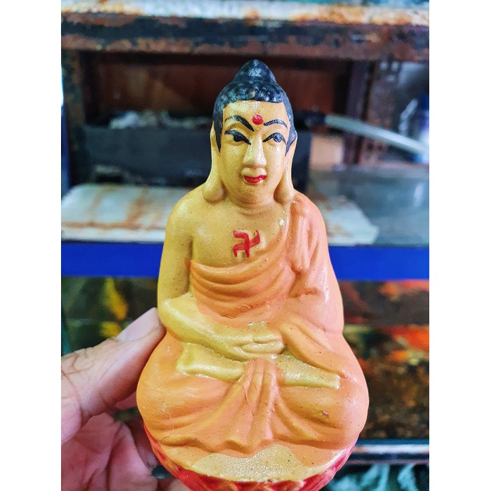 TƯỢNG PHẬT TRANG TRÍ HỒ CÁ NON BỘ CAO 9CM