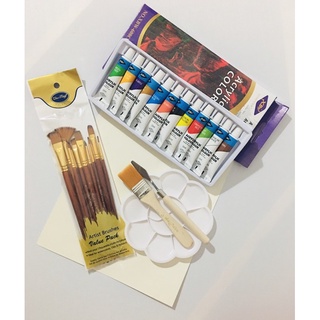 Combo vẽ sơn màu Acrylic dành cho người mới học