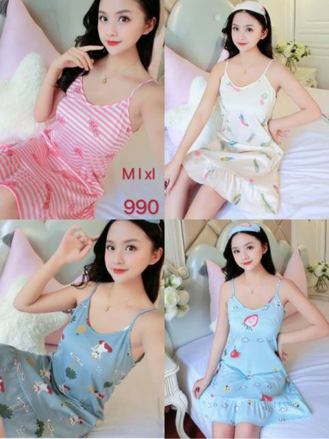 Váy Ngủ Cute Siêu Mát | BigBuy360 - bigbuy360.vn