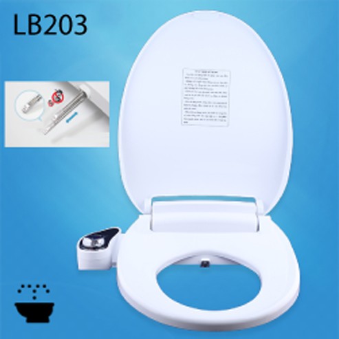 Nắp Bồn Cầu Tự Rửa Thông Minh, Thiết bị rửa vệ sinh thông minh, xịt rửa thông minh Hyundae Bidet- HB