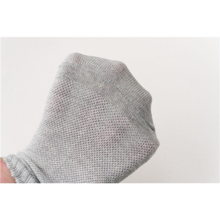 Set 4 Đôi Tất Cotton Mỏng Phối Lưới Màu Trắng Đen Thời Trang Xuân Hè Cho Bé Trai