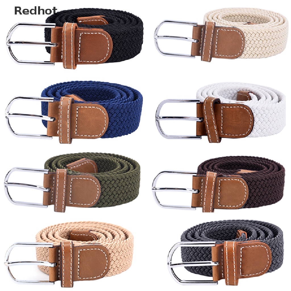 Thắt Lưng Vải canvas Bện Co Giãn Kiểu Mới Cho Nữ