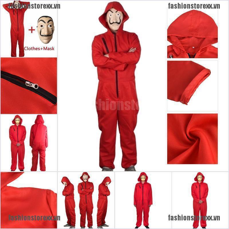 Bộ Đồ Hóa Trang Salvador Dali La Casa De Papel Money Heist Độc Đáo Cho Nam Và Nữ
