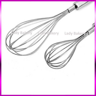 [Giá xưởng] Phới lồng đánh trứng inox cao cấp 30 cm - Lady Bakery