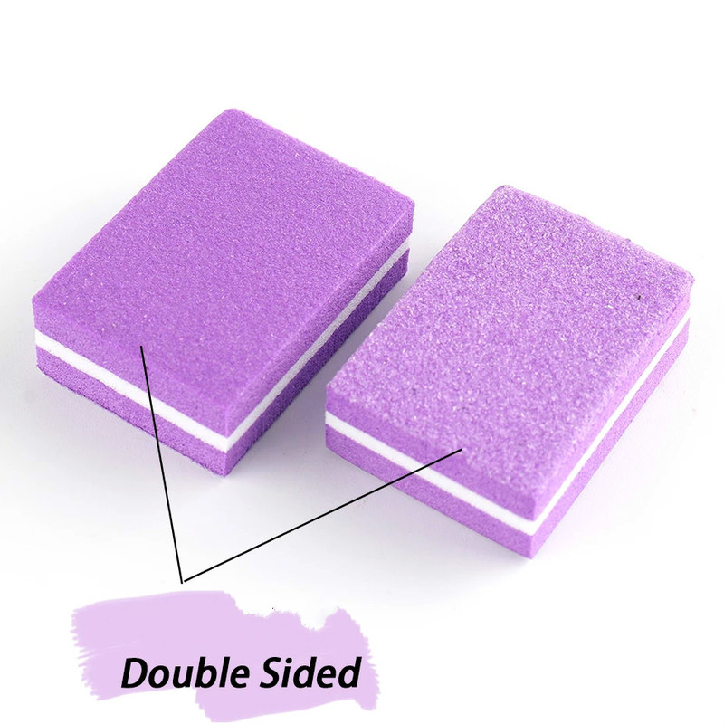 [Hàng mới về] Set 5 khối xốp dũa móng hai mặt chuyên dụng tiện lợi