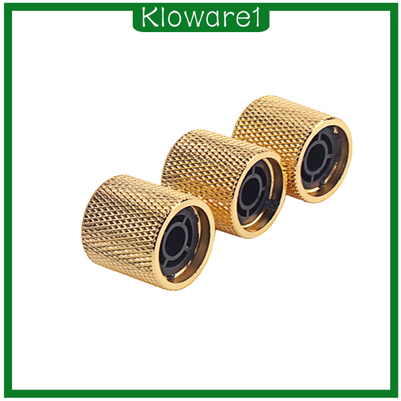 [KLOWARE1]Metal Volume Tone Dome Tone Guitar Speed Control Knobs for Guitar Jazz Bass