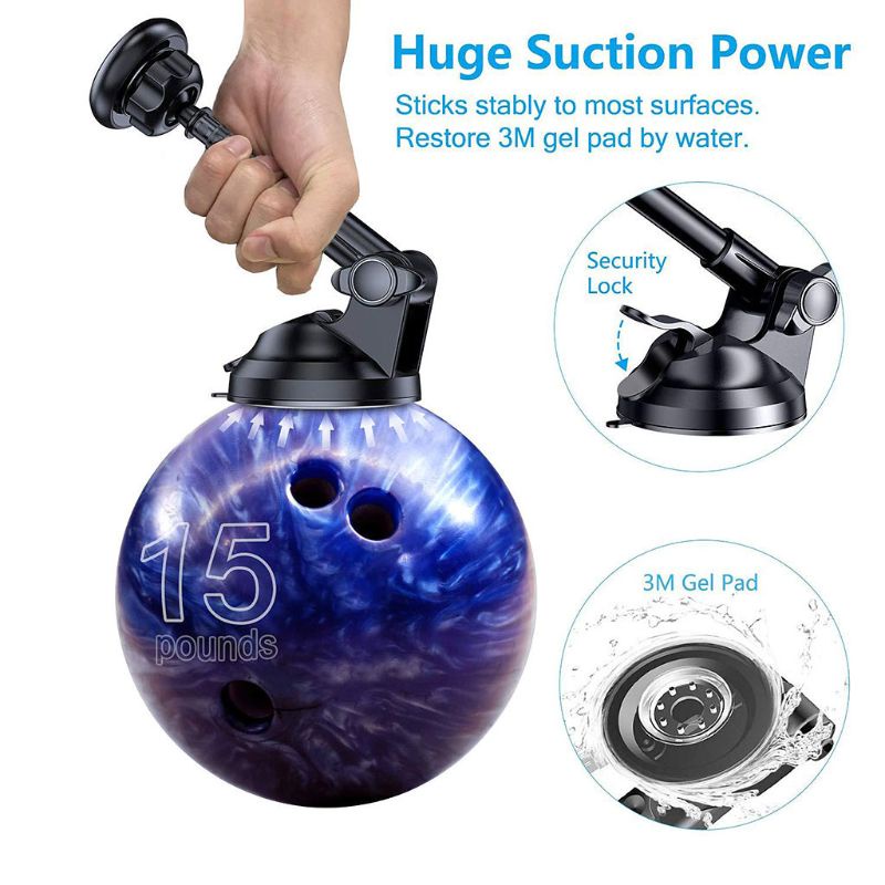 Giá Đỡ Từ Tính Xoay 360 Độ Gắn Bảng Điều Khiển Xe Hơi
