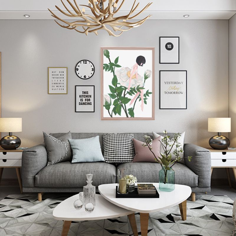 Khung gỗ bần 40x60cm trang trí nhà ở/văn phòng