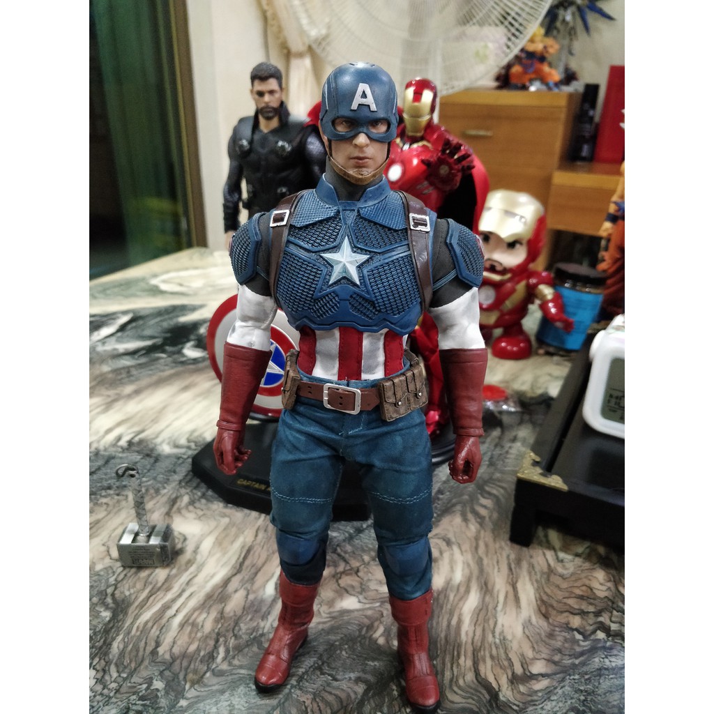 Mô hình Cap Captain America 1/6 cử động khớp empire toy, crazy toy - Avengers