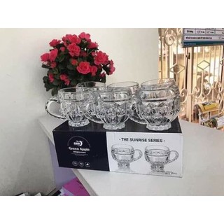 [FREESHIP] Bộ 6 cốc thủy tinh pha lê uống trà chất lượng tốt