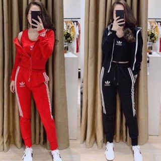Sét bộ thể thao ADD dài 3 món phối viền Cao Cấp