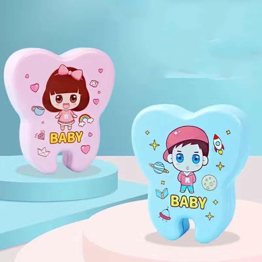 DARON Hộp Đựng Răng Em Bé Bằng Nhựa Sáng Tạo
