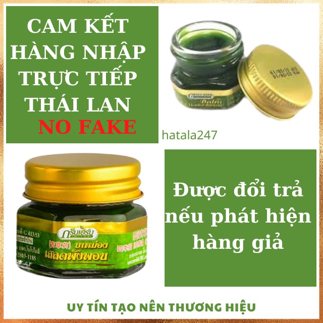 Cù Là Thơm Green Herb Thái Lan Không Lo Đau Nhức Mỏi