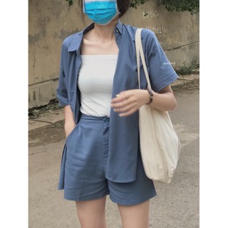 Set somi short linen 4188