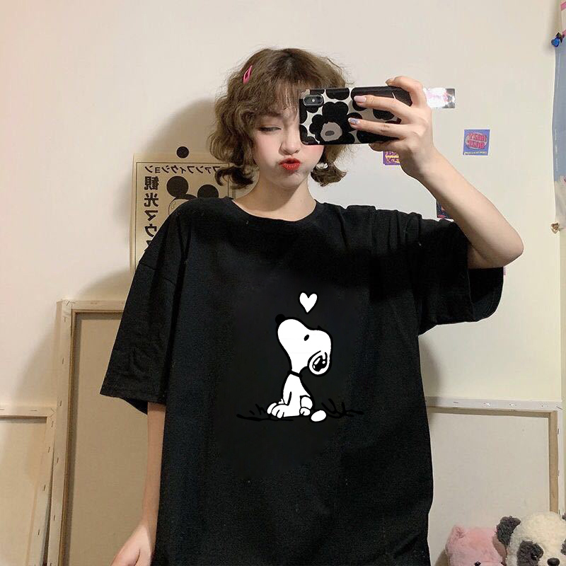 NRVP Áo Thun Tay Ngắn 100% Cotton Phong Cách Hàn Quốc 2021 Cho Nữ