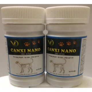 CANXI NANO CHO CHÓ THÚ CƯNG HỘP 150 VIÊN (MUA 10 HỘP CÓ GIÁ SĨ ƯU ĐÃI)