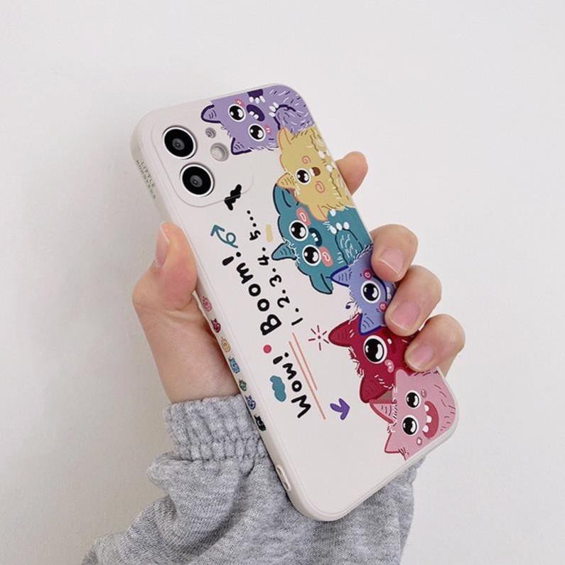 Ốp Iphone 11 Pro Max 11 11 Pro Xs max X 8plus 7plus 8 7 6plus 6splus Wow Boom 4 góc silicon bảo vệ camera