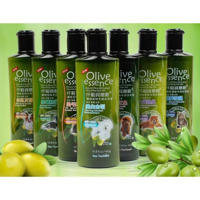 Sữa tắm Olive Essence cho chó mèo chai 450ml