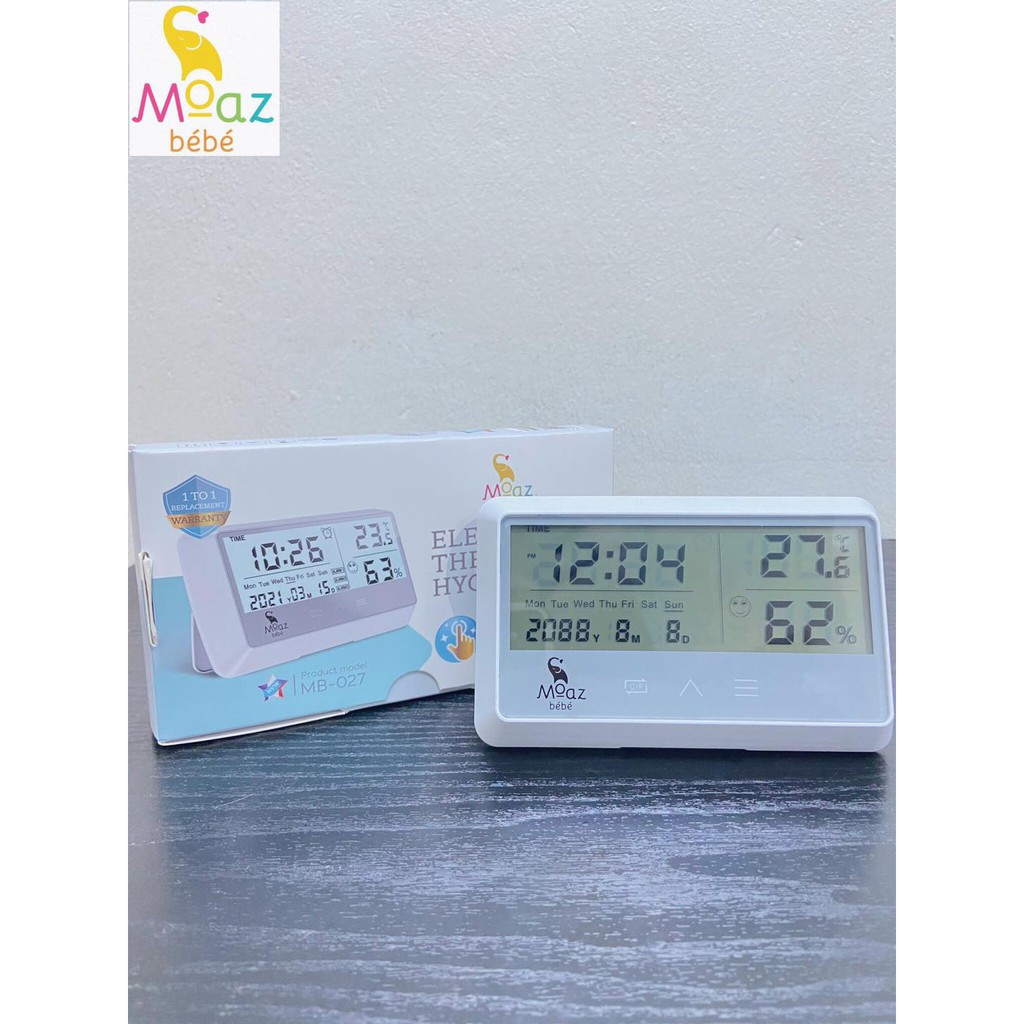 MCC Máy Đo Độ Ẩm Và Nhiệt Độ Trong Phòng Moazbebe MB027