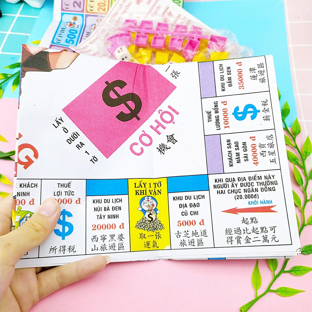 Bộ cờ tỉ phú bằng nhựa giải trí giá rẻ - Đại Sỉ