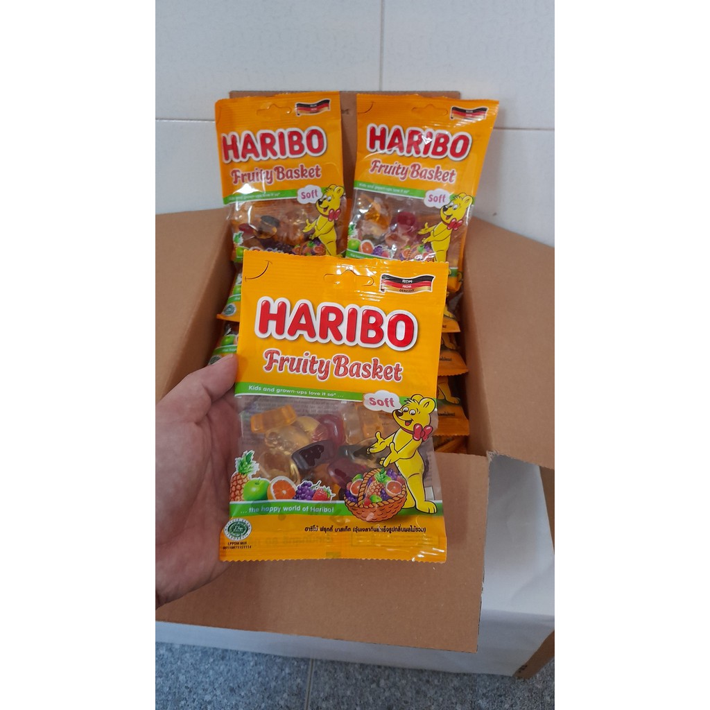 Kẹo dẻo Haribo ( 6 vị ) của Đức 80g | BigBuy360 - bigbuy360.vn