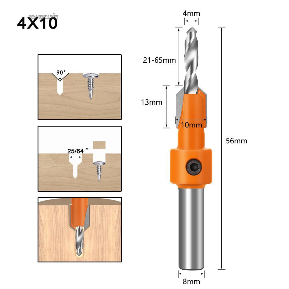 Countersink Drill Hole opener Woodworking For wood Aluminum alloy screws