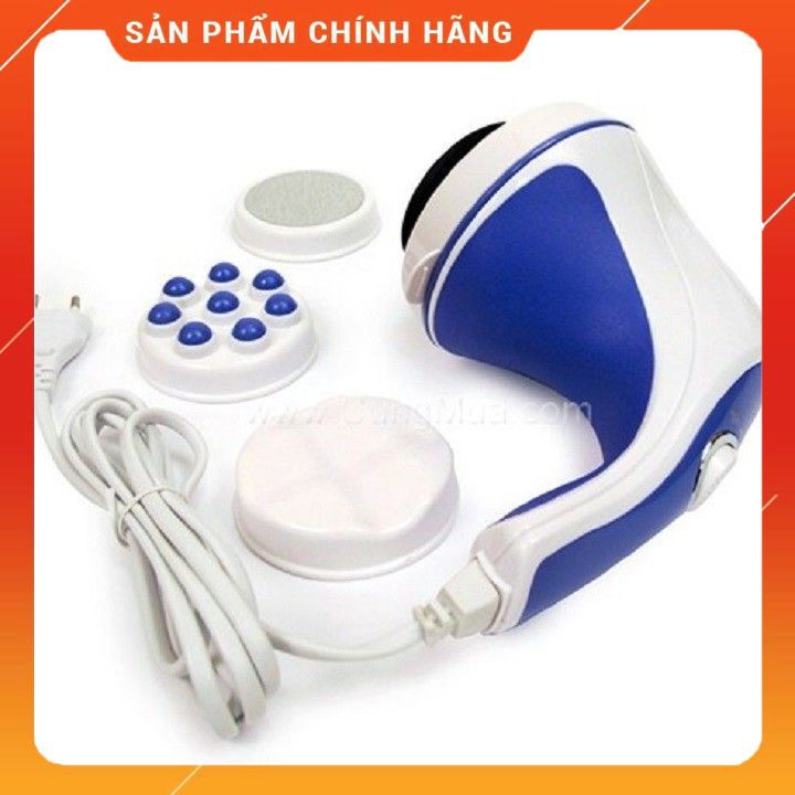 Máy mát xa cầm tay - Máy massage trị liệu đau nhức toàn thân 5 đầu Relax and t