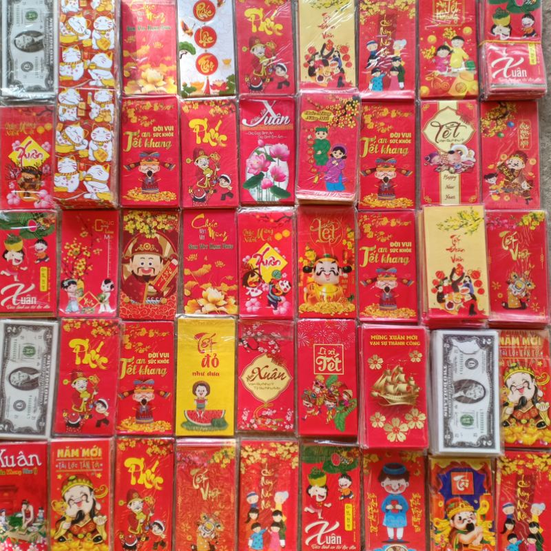 50 Bao lì xì không chọn mẩu