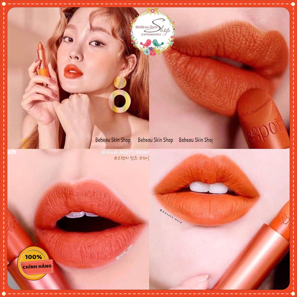 Son Espoir Moist Hug- Espoir Nowear Limited 2019 - Orange meet browns - Red vibe - Red meet cafe - Brisk