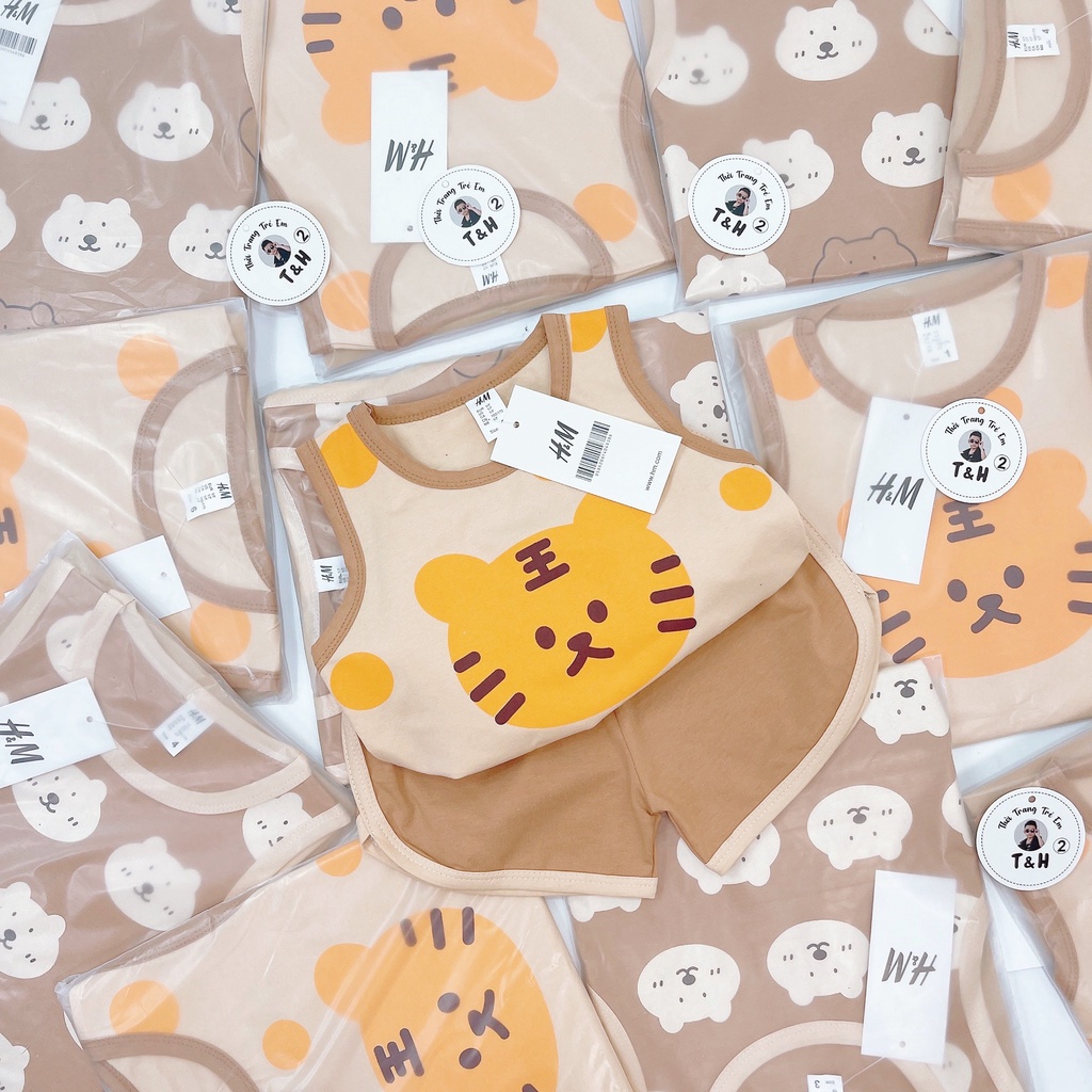 Cặp ba lỗ hổ vàng bé trai