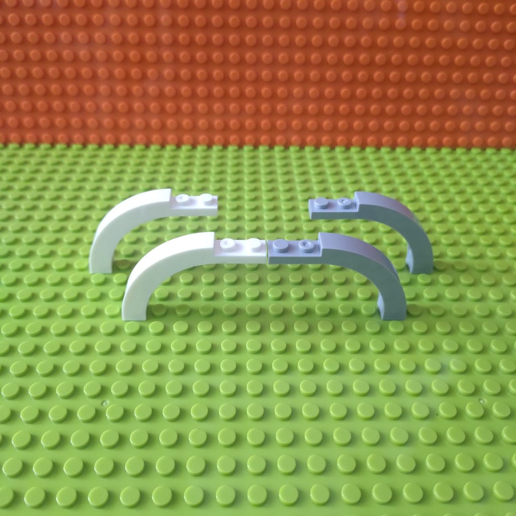 đồ chơi giáo dục lắp ráp logo moc combo 2 gạch bo góc cong 6060 k27