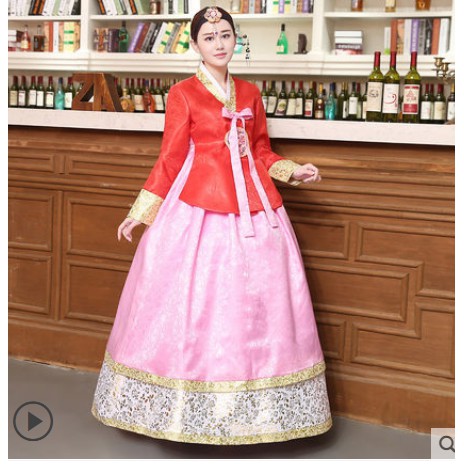 Ảnh thật-S8. Hanbok Hàn quốc kiêu sa cho nữ. Hàng đặt trước 10 ngày. S8