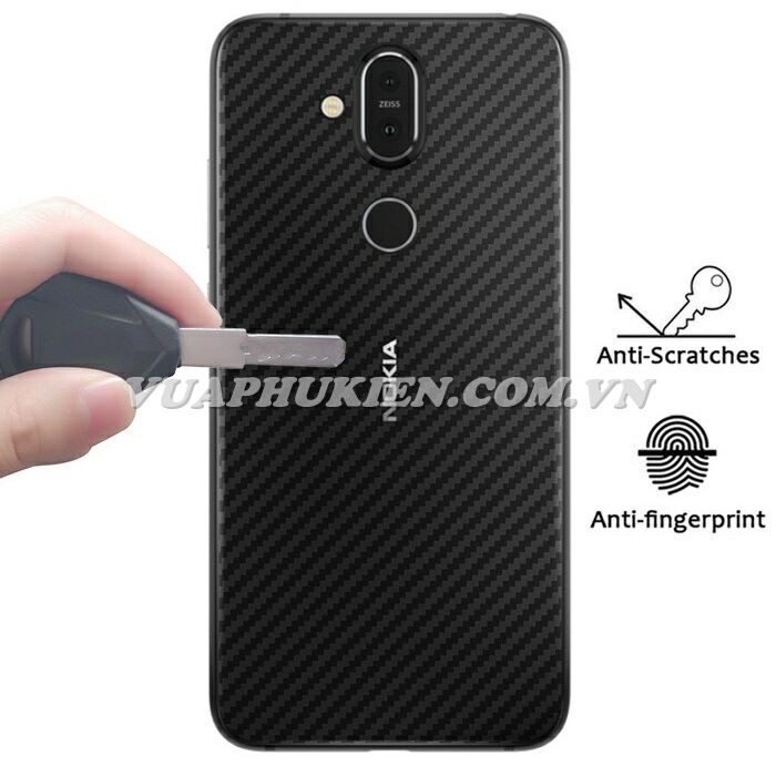 Tấm dán vân Carbon 3D mặt lưng cho Nokia X7, Nokia 8.1, Nokia X6, Nokia 6.1 Plus, Nokia X5, Nokia 5.1 Plus