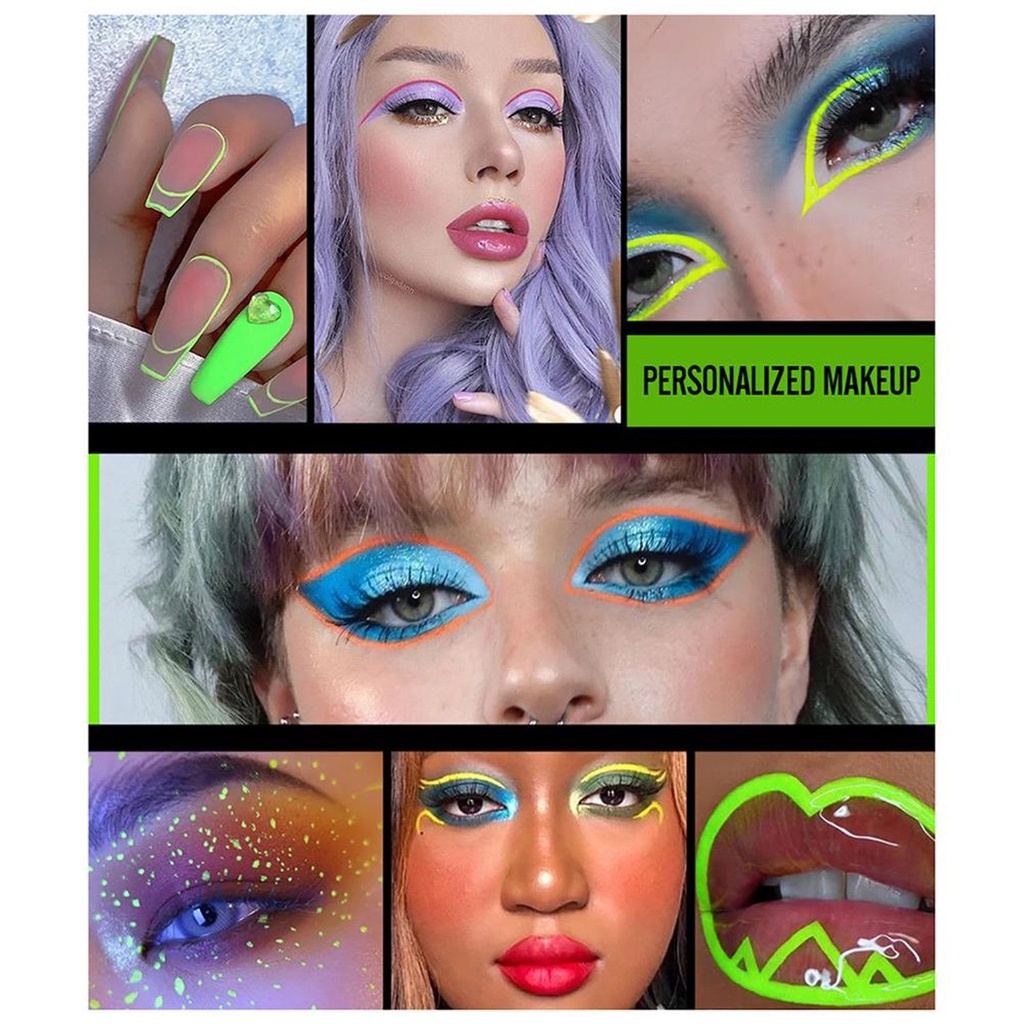 [Hàng mới về] Bảng màu vẽ cơ thể trang điểm mắt nghệ thuật