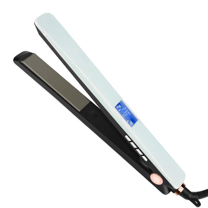 Máy Duỗi Tóc Bằng Titan Màn Hình LCD Chuyên Nghiệp