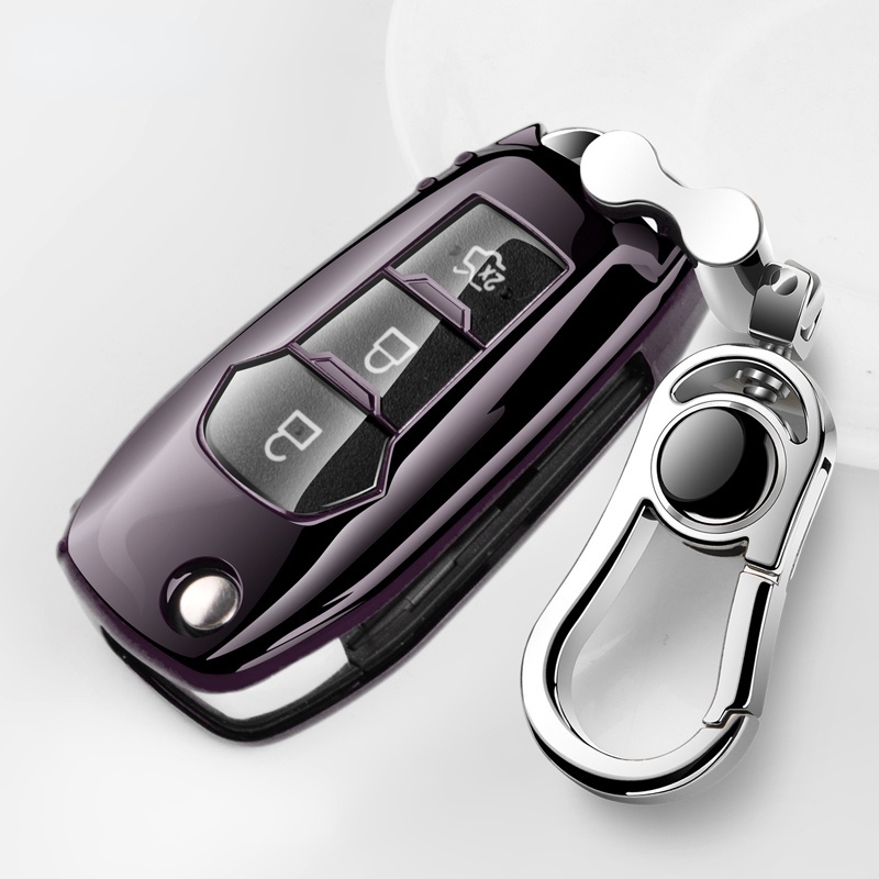 Vỏ Bọc Chìa Khóa Điều Khiển Từ Xa Bằng TPU Mềm Cho Xe Hơi Ford Fusion Fiesta Escort Mondeo Everest Ranger Explorer Mustang