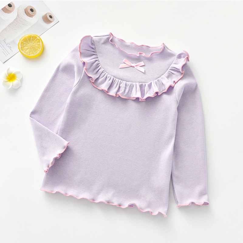 Áo Thun Cotton Thời Trang Mùa Thu Dành Cho Bé Gái 2-6 Tuổi