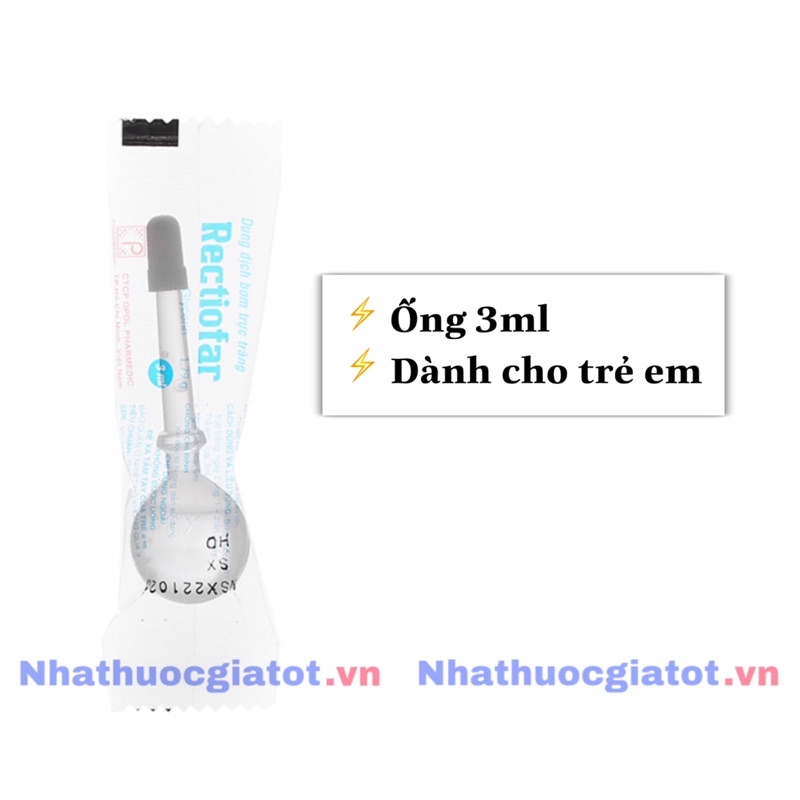 Ống Bơm Trực Tràng RECTIOFAR Hỗ Trợ Đi Tiêu Trong Các Trường Hợp Táo Bón