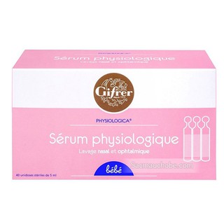Nước muối biển Physiologica Pháp (40 ống)