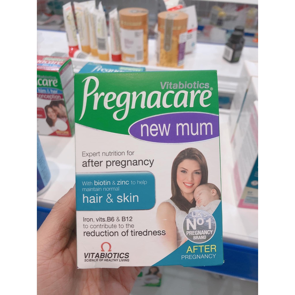 Viên Uống Pregnacare New Mum Đẹp Da, Chống Rụng Tóc Cho Mẹ Sau Sinh 56 viên
