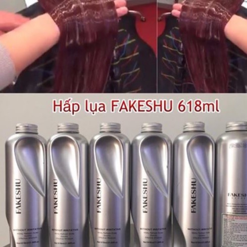 Hấp Phục Hồi Phủ Lụa Tơ Tằm FAKESHU Phục Hồi Tóc Hư Tổn 618ml